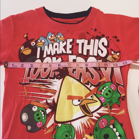 Angry Birds Long Sleeve T-Shirt - Size Small - Picture 4 of 6